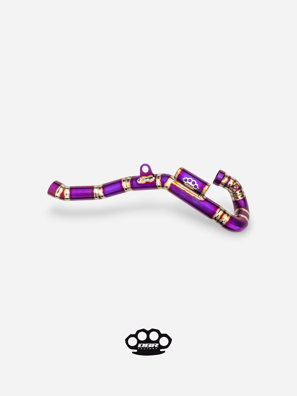 Collettore di Scarico DBR 4T Titanium + Powerbomb - KTM: EXC-F 450 (2020-2023), Husqvarna: 450 FE (2020-2023) e Husqvarna: 501 FE (2020-2023) - DBR Factory