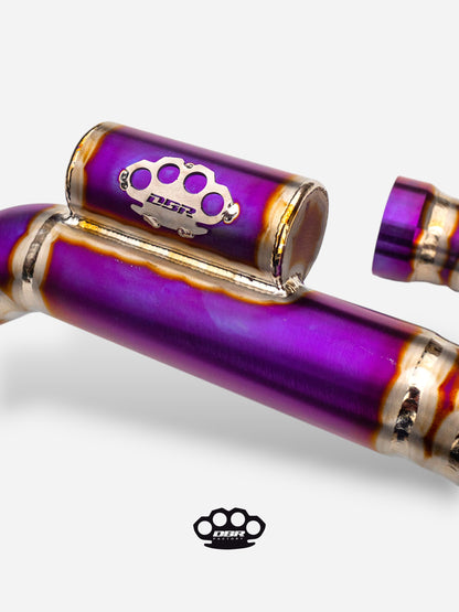 DBR 4T Titanium Exhaust Manifold + Powerbomb - KTM: EXC-F 450 (2020-2023), Husqvarna: 450 FE (2020-2023) and Husqvarna: 501 FE (2020-2023)