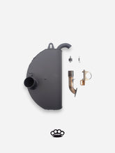 Upload the image to the Gallery viewer, DBR CityBox per Vespa Smallframe 125-190cc Cerakote BLACK Antiruggine