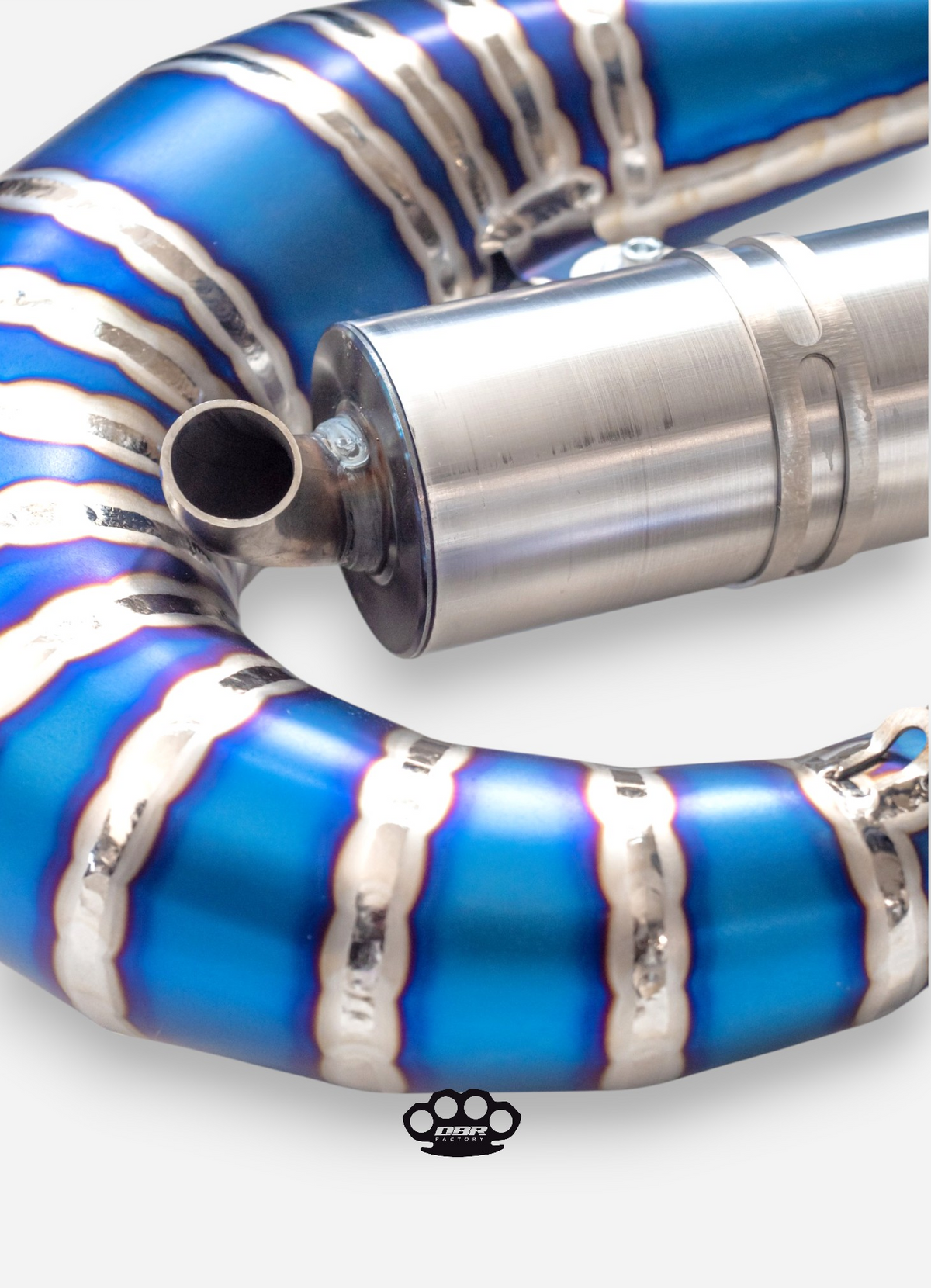 DBR Titanium Muffler Vespa Mamba S
