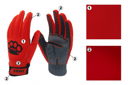 DBR Winter Touch Pro - قفازات دراجات نارية شتوية من النيوبرين