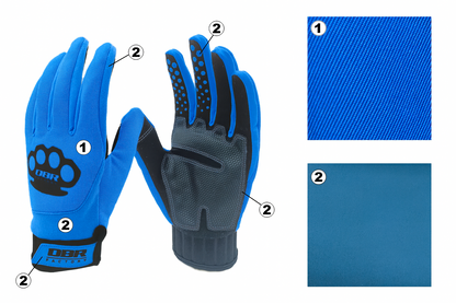 DBR Winter Touch Pro - قفازات دراجات نارية شتوية من النيوبرين