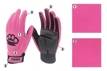 DBR Winter Touch Pro - قفازات دراجات نارية شتوية من النيوبرين