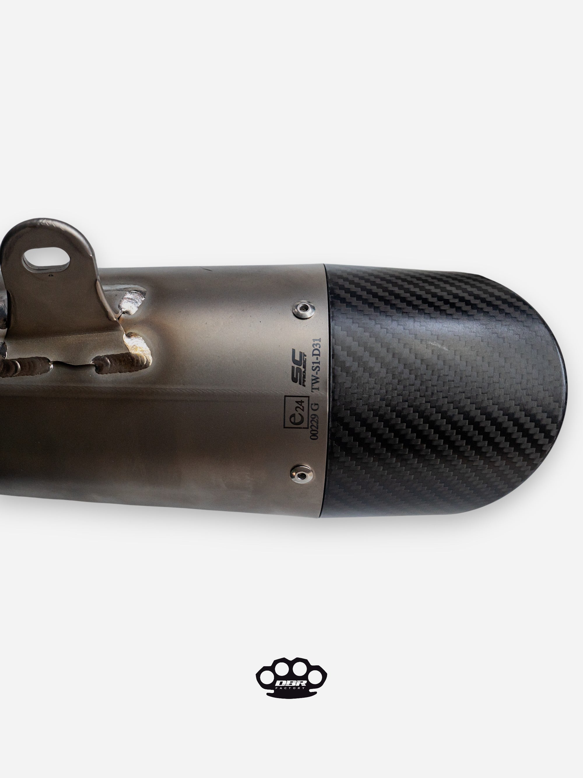 DBR Scarico Completo in Titanio DUCATI HYPERMOTARD 950 - SP 2019-2023 - DBR Factory