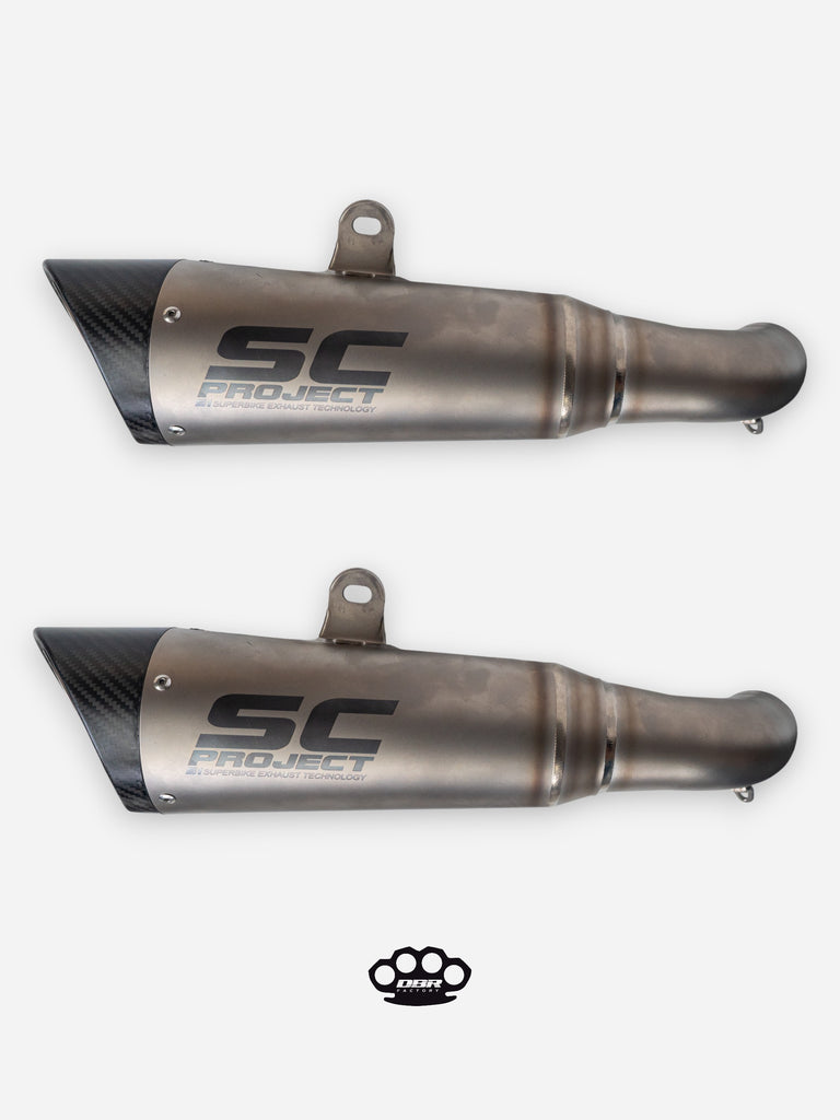 DBR Coppia Terminali in Titanio DUCATI HYPERMOTARD 950 - SP 2019-2023 - DBR Factory