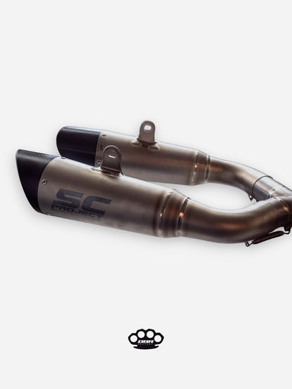 DBR Scarico Completo in Titanio DUCATI HYPERMOTARD 950 - SP 2019-2023