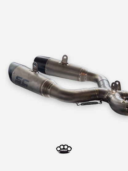 DBR Scarico Completo in Titanio DUCATI HYPERMOTARD 950 - SP 2019-2023