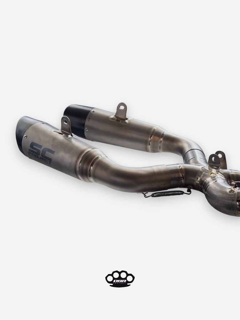 DBR Coppia Terminali in Titanio DUCATI HYPERMOTARD 950 - SP 2019-2023 - DBR Factory