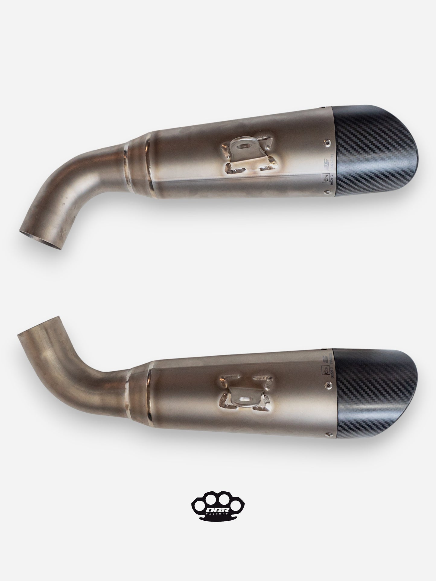 DBR Scarico Completo in Titanio DUCATI HYPERMOTARD 950 - SP 2019-2023