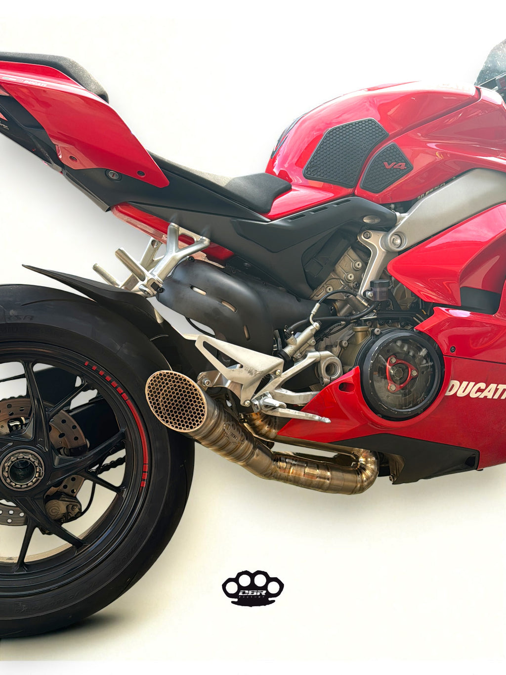 DBR Scarico Completo in Titanio DUCATI STREETFIGHTER V4 - DUCATI PANIGALE V4 (2018-2024) - DBR Factory