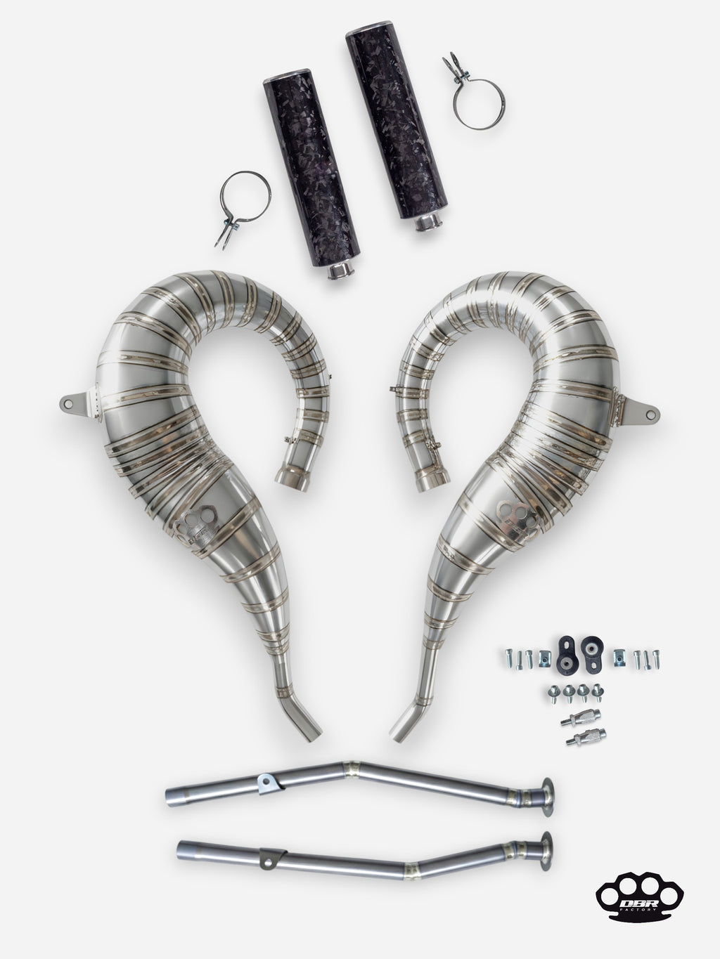 DBR عادم كامل من التيتانيوم لياماها بانشي 350 سي سي ATV 1988–2009