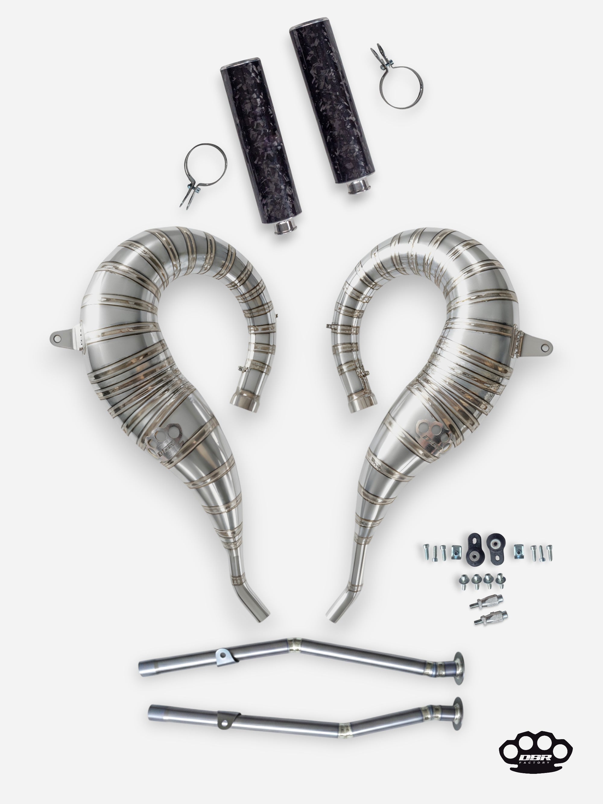 DBR عادم كامل من التيتانيوم لياماها بانشي 350 سي سي ATV 1988–2009