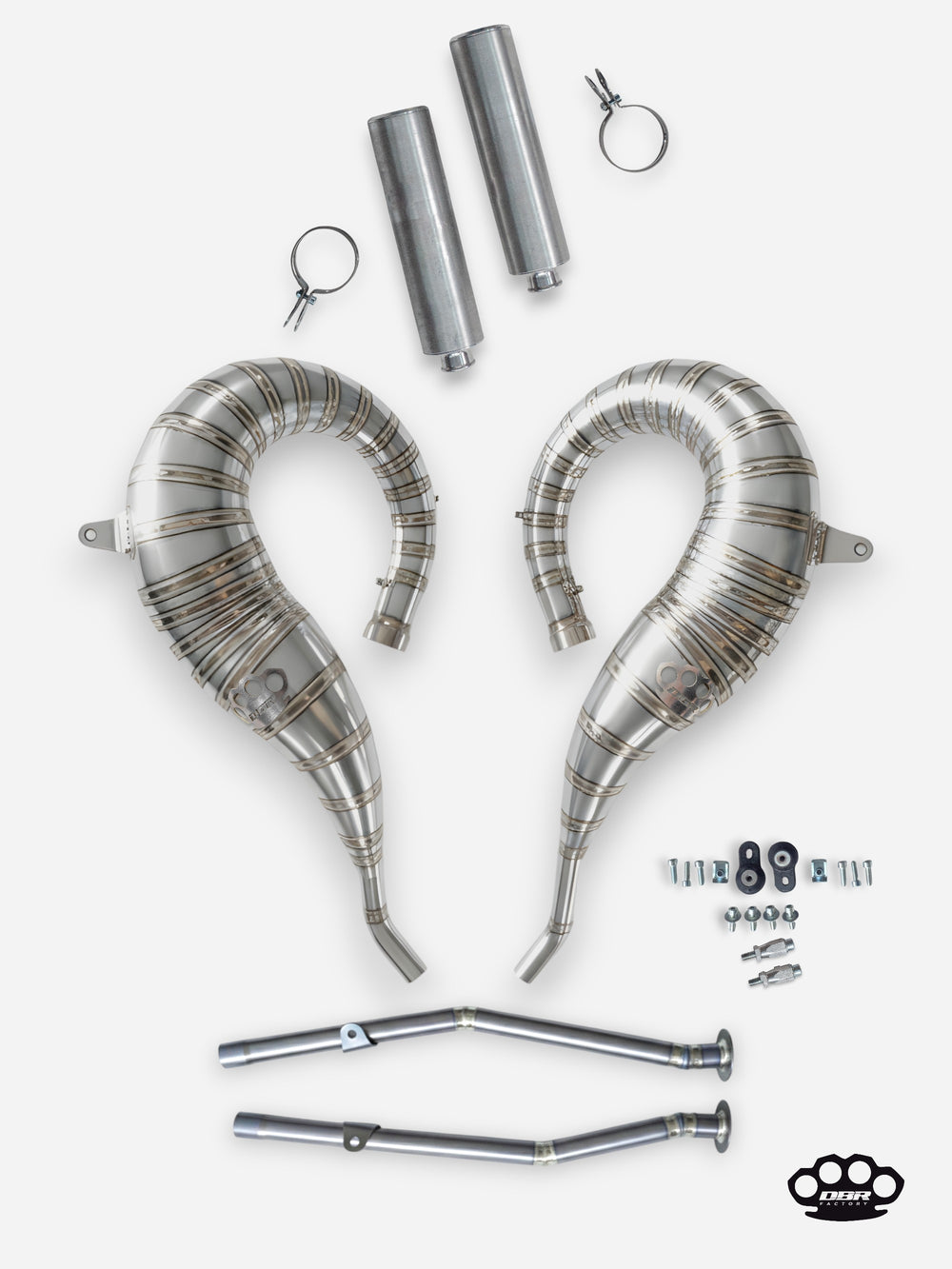 DBR Titanium Exhaust for YAMAHA BANSHEE Big Bore 525cc 1988–2009