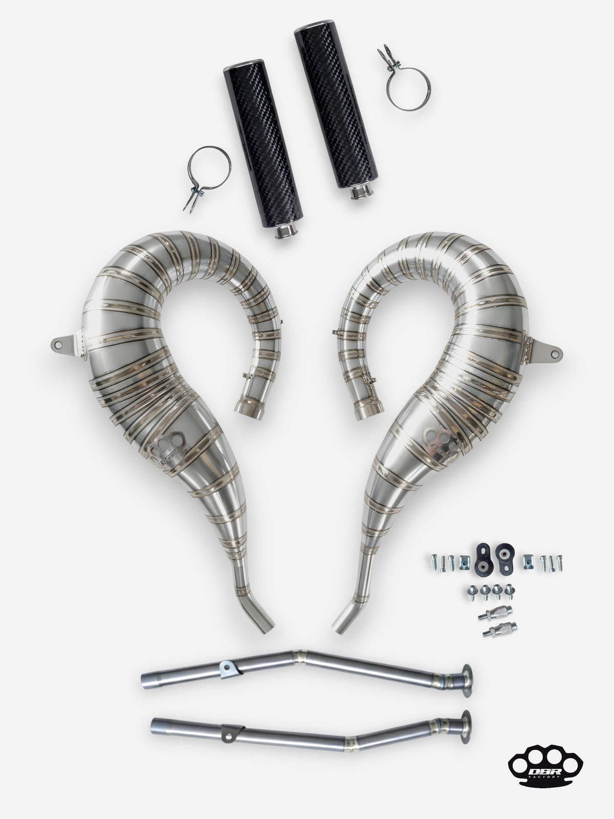 DBR Titanium Exhaust for YAMAHA BANSHEE Big Bore 525cc 1988–2009