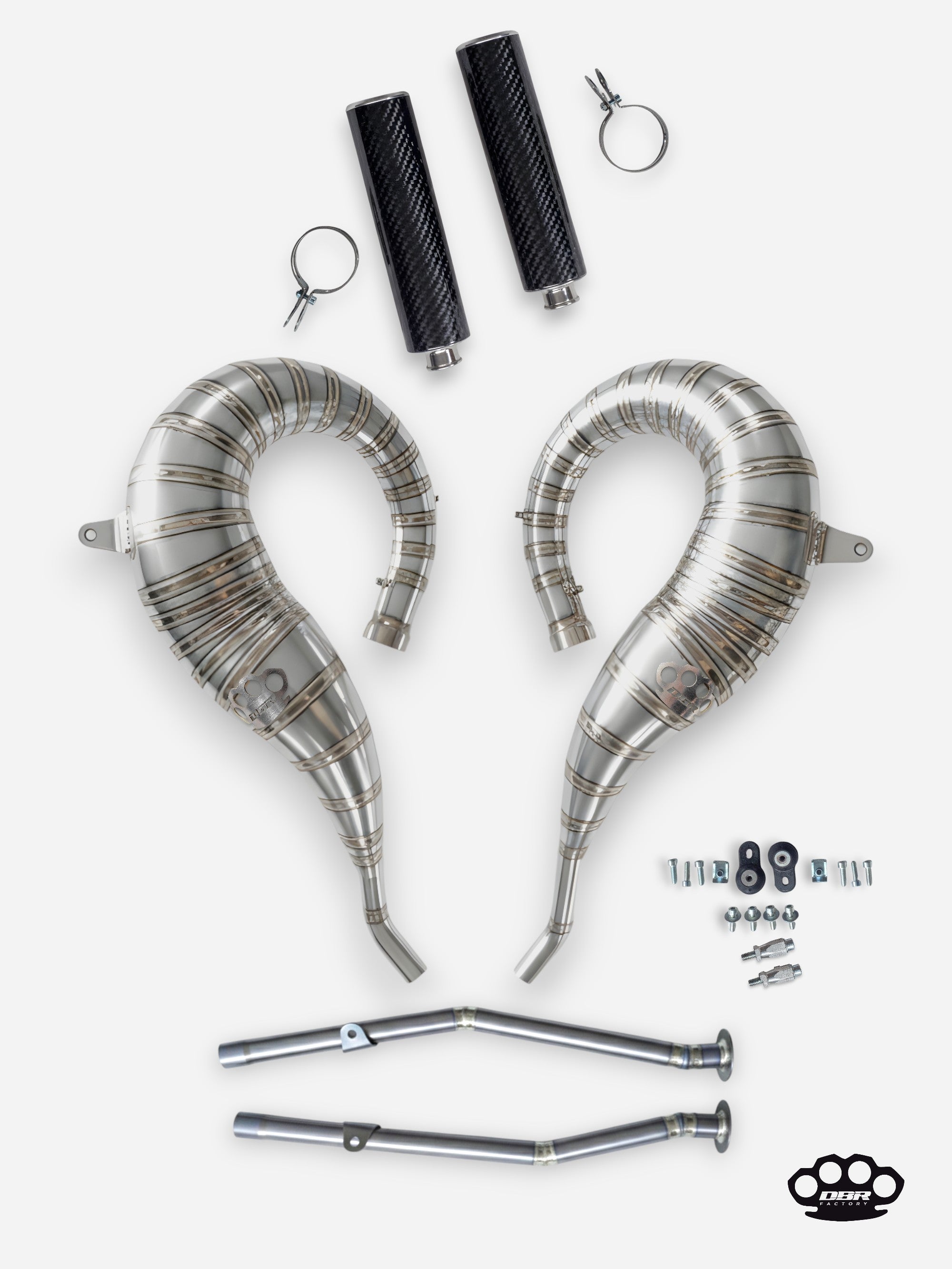 DBR عادم كامل من التيتانيوم لياماها بانشي 350 سي سي ATV 1988–2009