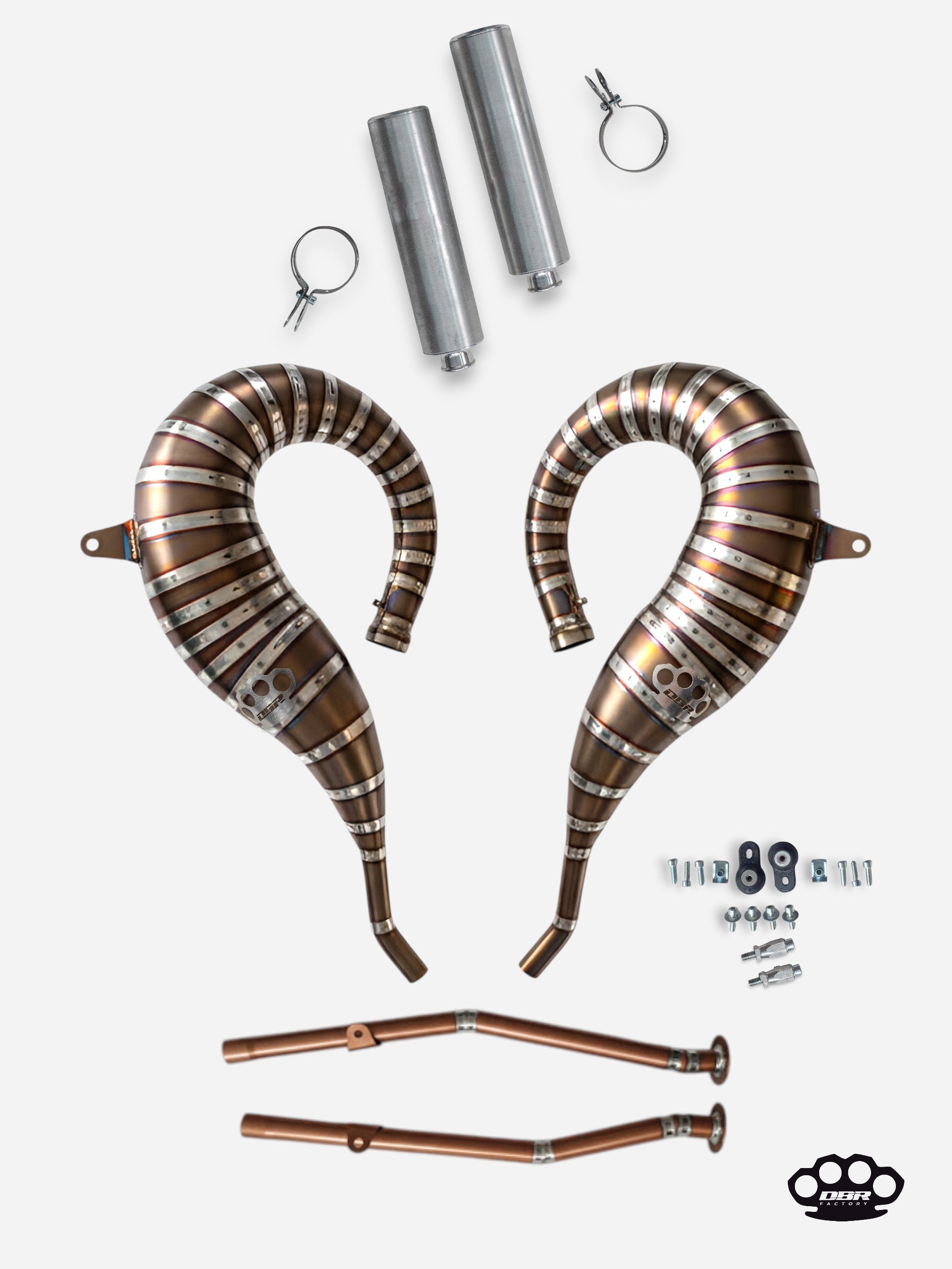 DBR عادم كامل من التيتانيوم لياماها بانشي 350 سي سي ATV 1988–2009