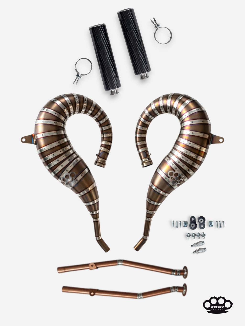 DBR Complete Titanium Exhaust for YAMAHA BANSHEE 350cc to 470cc ATV 1988–2009