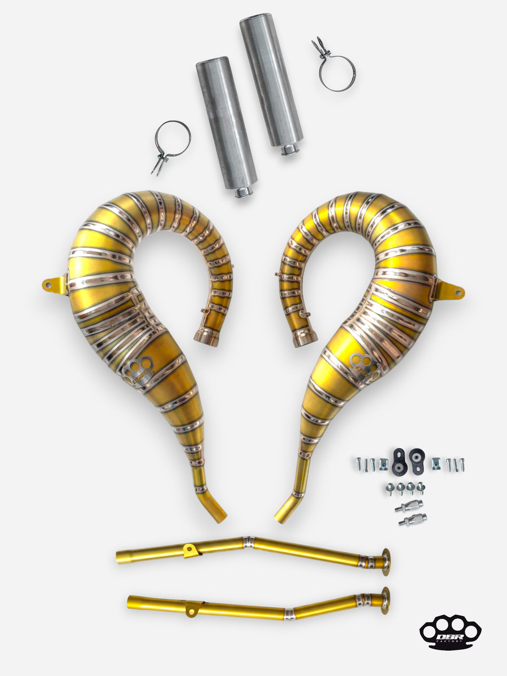 DBR Scarico Completo in Titanio per YAMAHA BANSHEE 350CC ATV 1988–2009 - DBR Factory