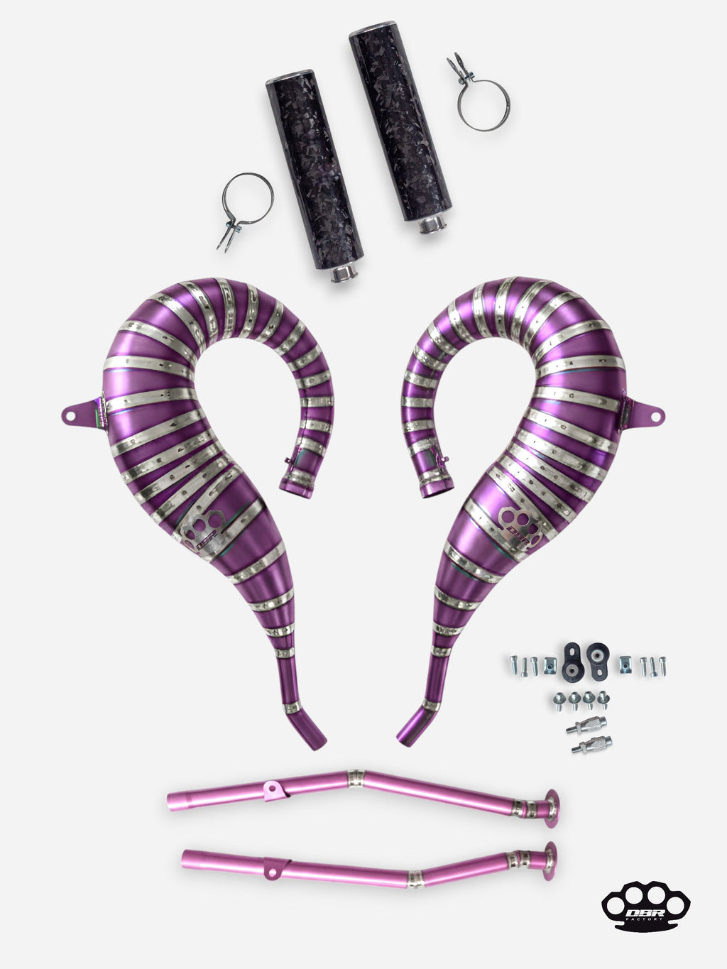 DBR Complete Titanium Exhaust for YAMAHA BANSHEE 350cc to 470cc ATV 1988–2009