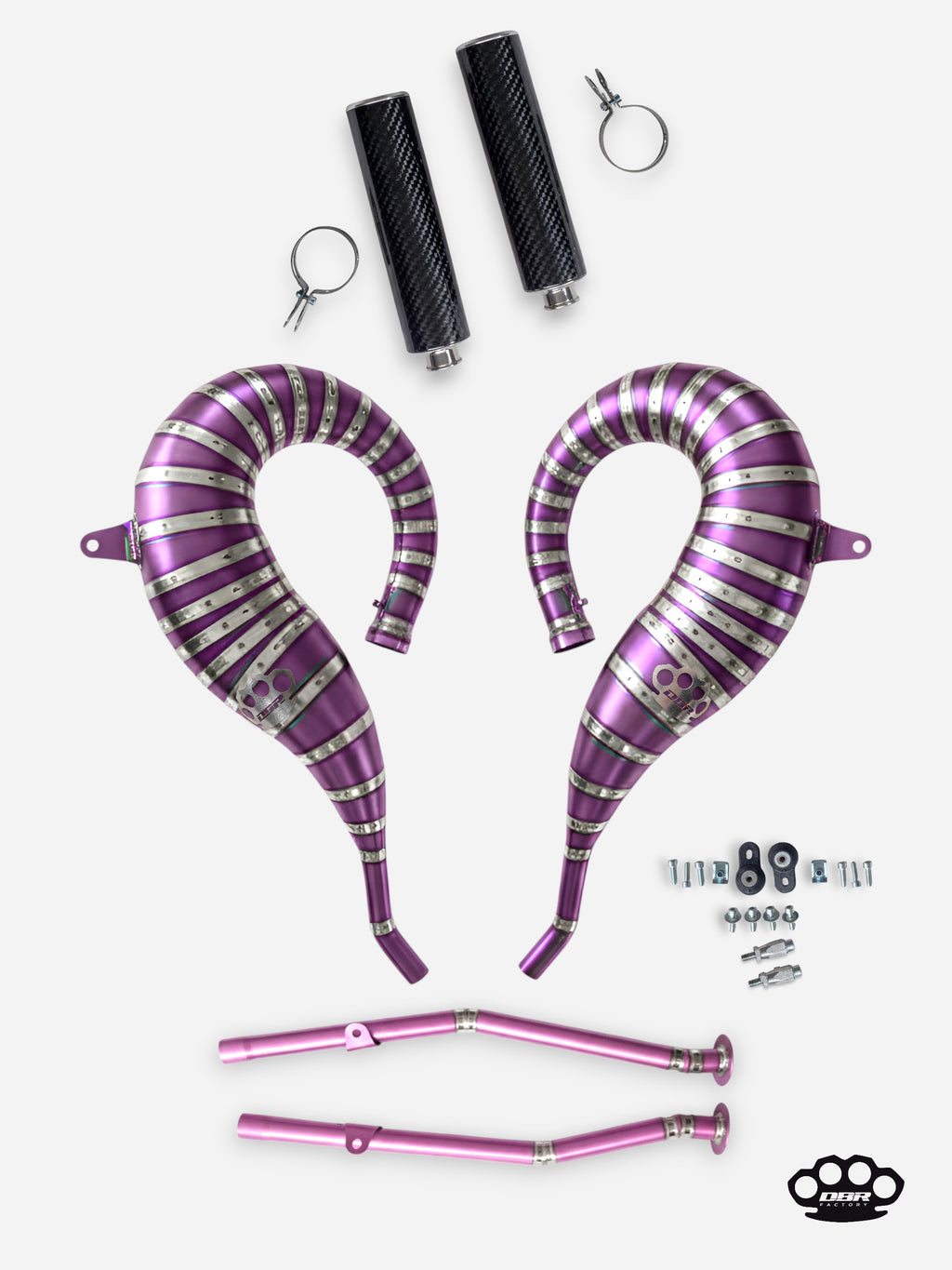 DBR عادم كامل من التيتانيوم لياماها بانشي 350 سي سي ATV 1988–2009