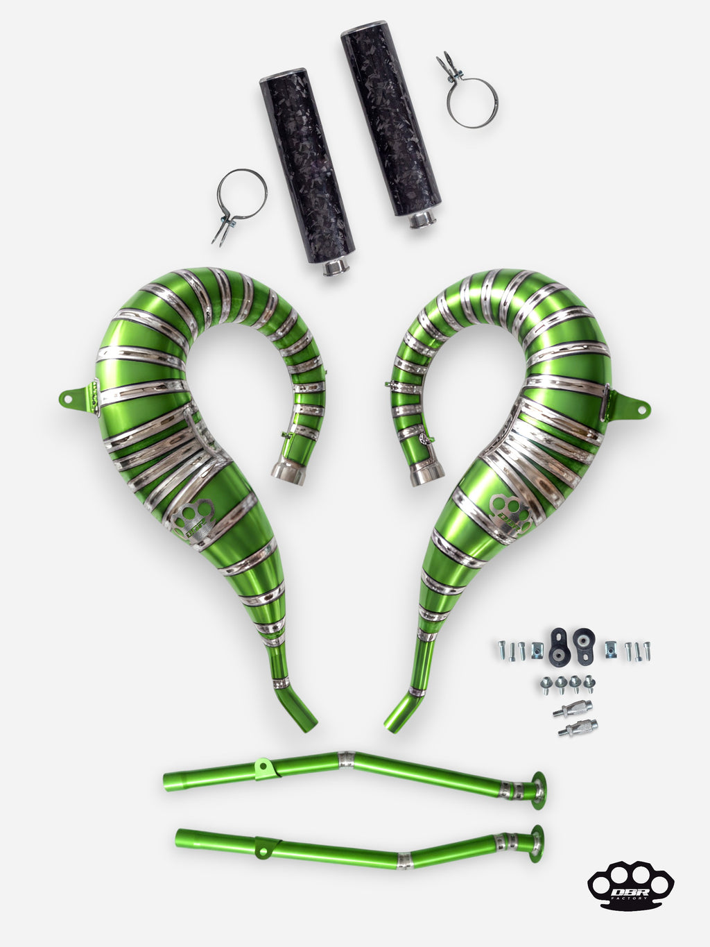 DBR Scarico Completo in Titanio per YAMAHA BANSHEE 350CC ATV 1988–2009 - DBR Factory