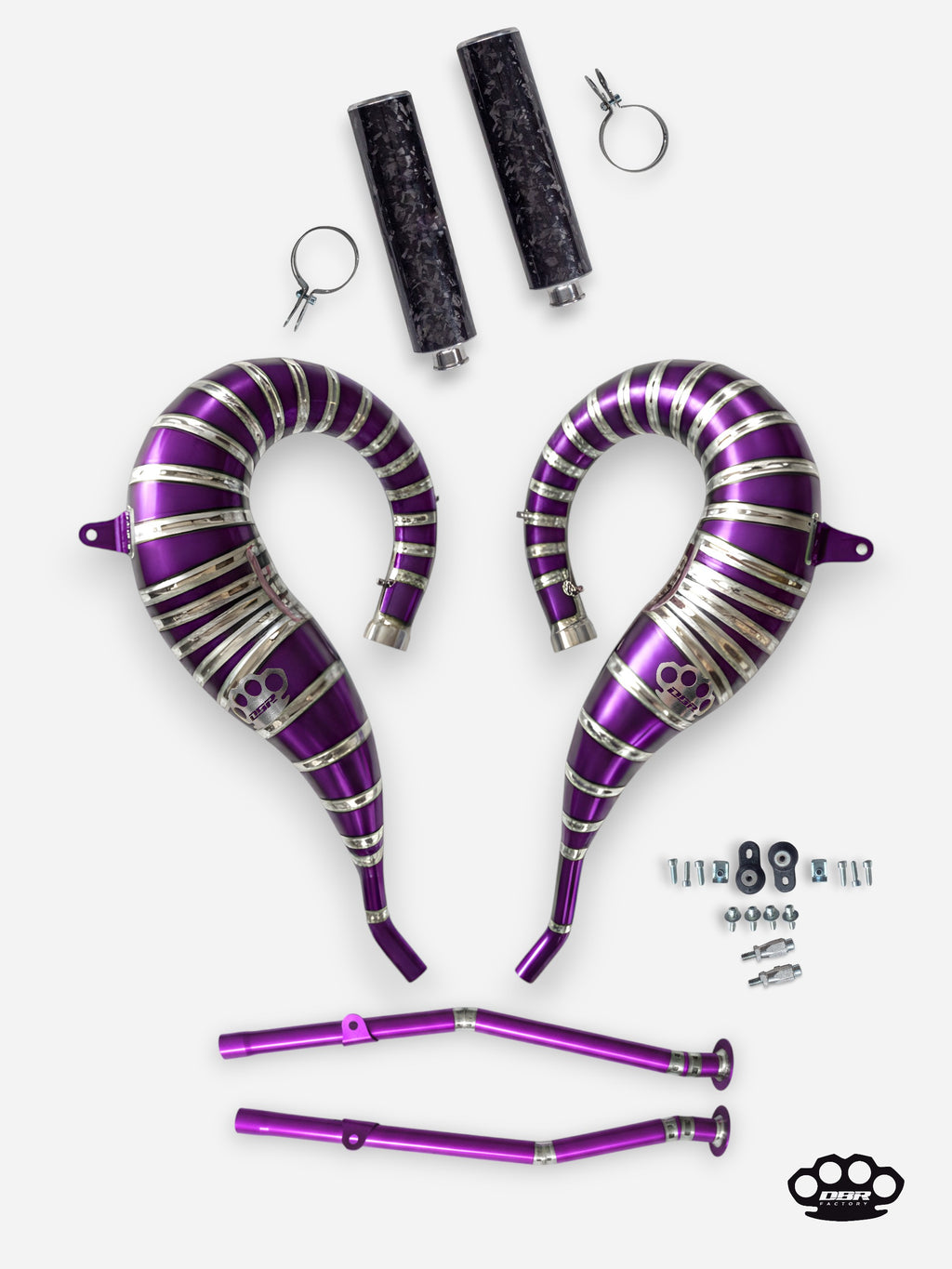 DBR عادم كامل من التيتانيوم لياماها بانشي 350 سي سي ATV 1988–2009