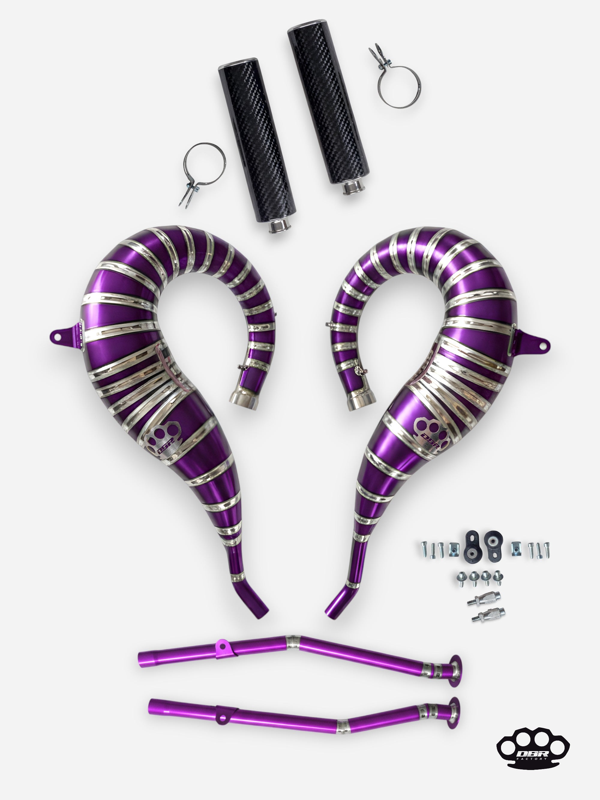 DBR عادم كامل من التيتانيوم لياماها بانشي 350 سي سي ATV 1988–2009