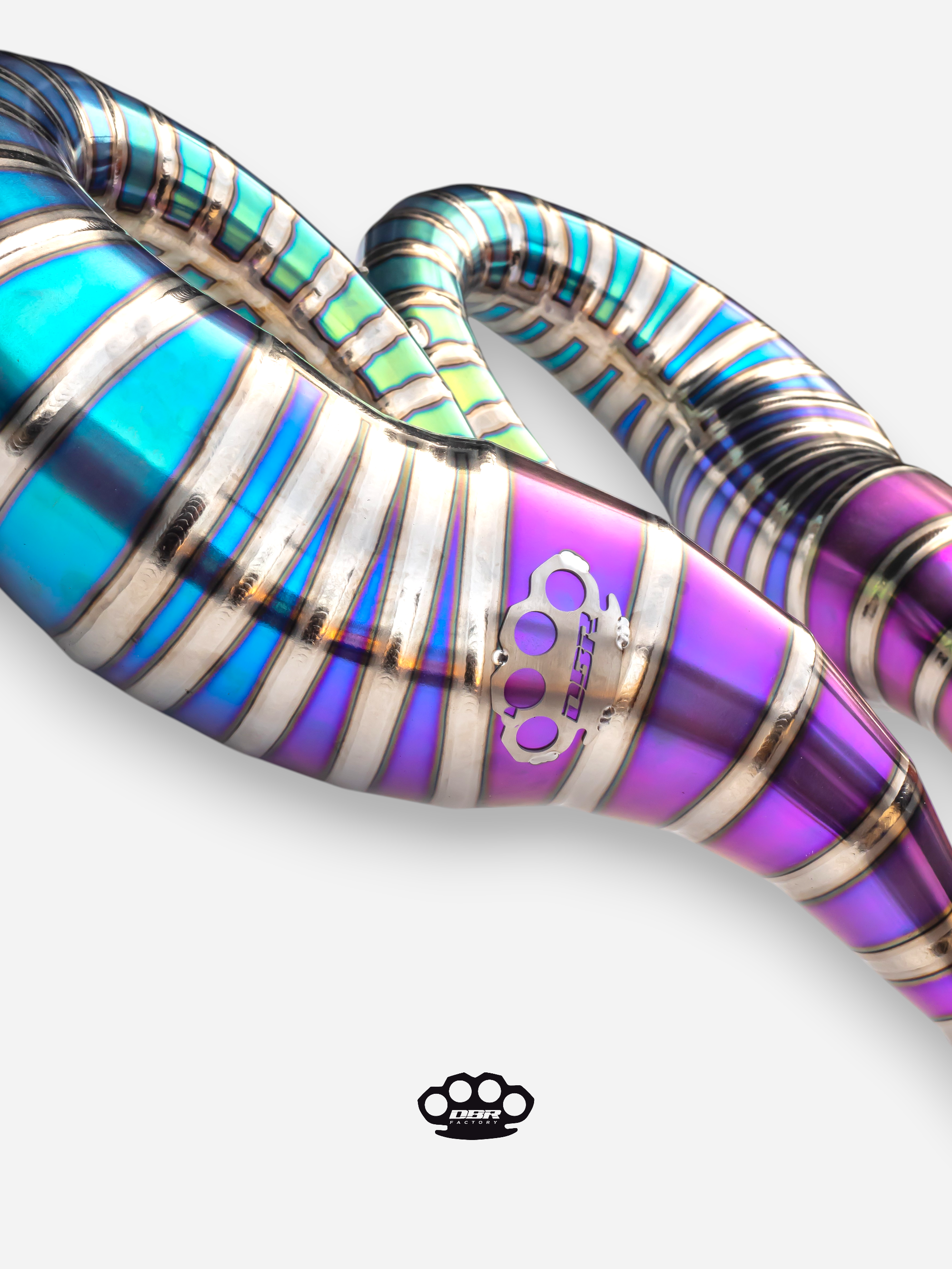 DBR Complete Titanium Exhaust for YAMAHA BANSHEE 350cc to 470cc ATV 1988–2009