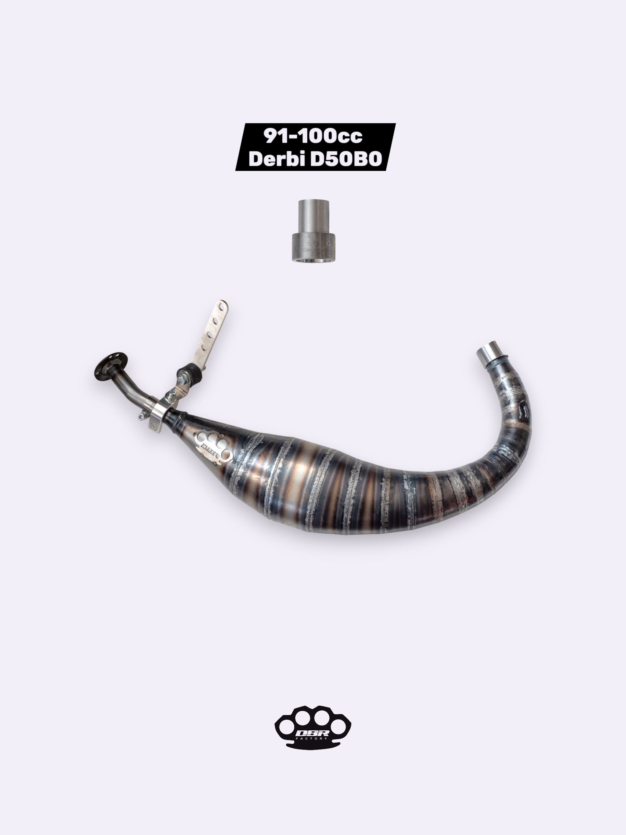 DBR Scarico Derbi D50B0 Superfast Bassa