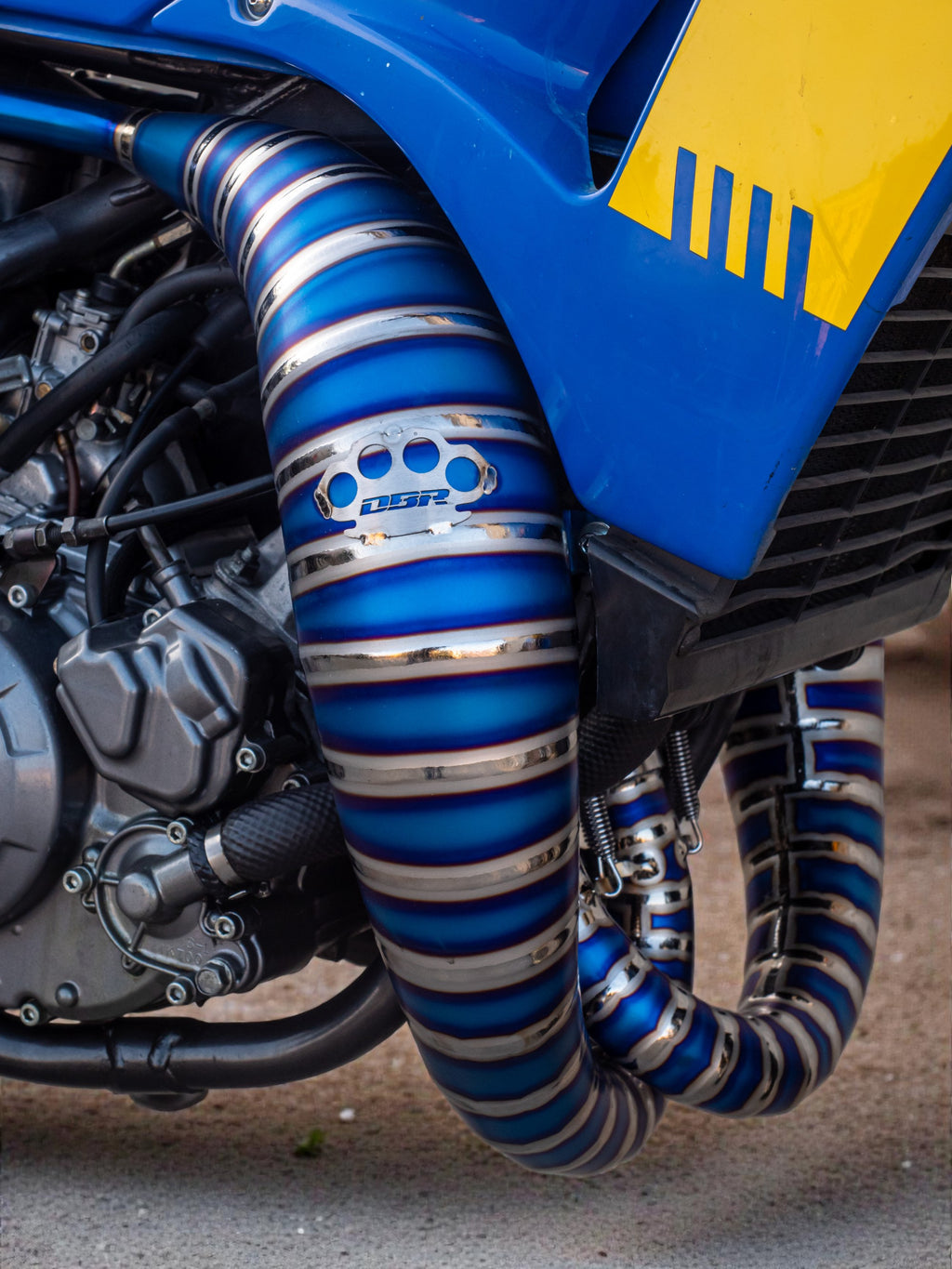 DBR Titanium Exhaust for YAMAHA TDR 250cc