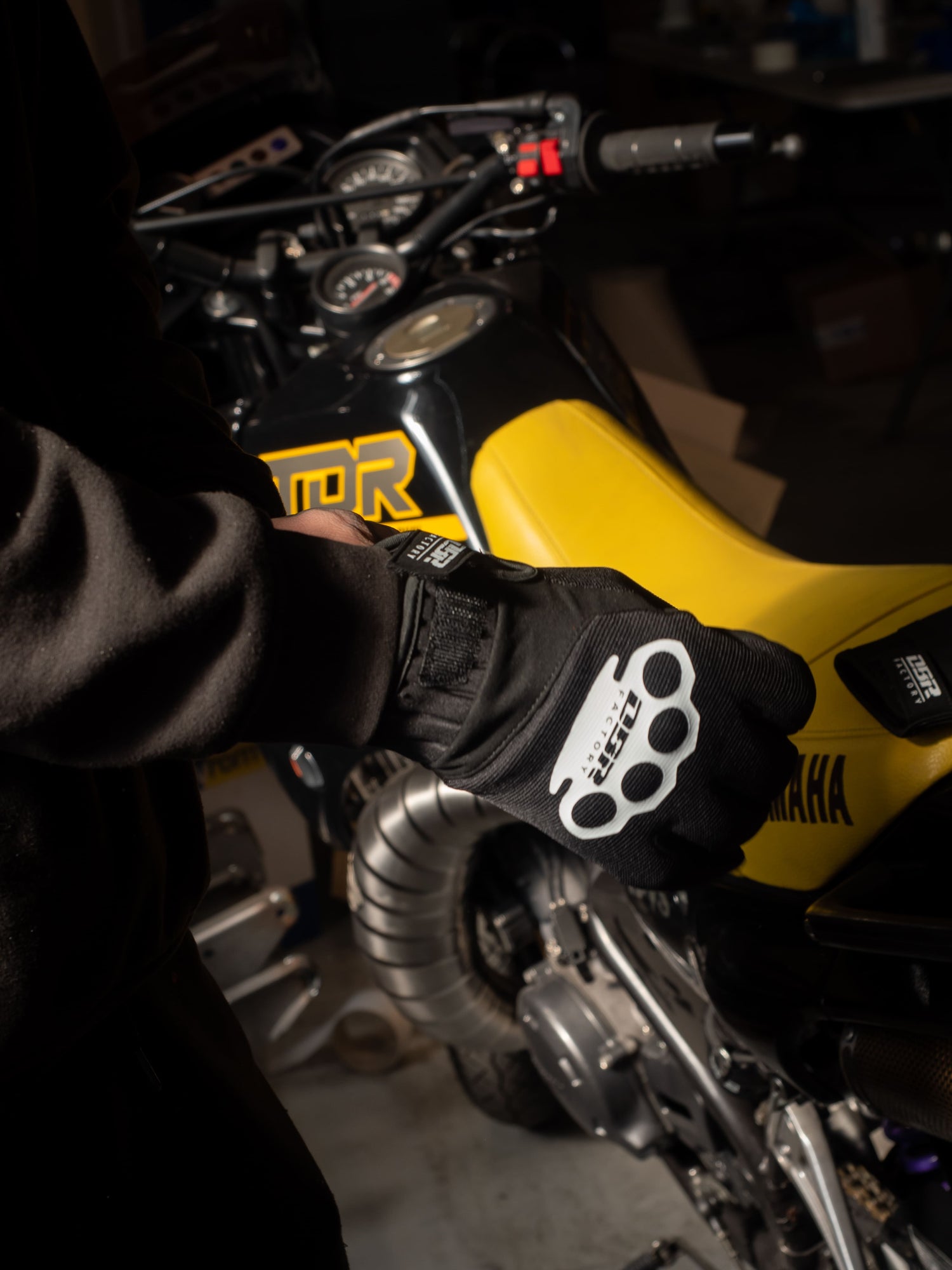 DBR Winter Touch Pro - قفازات موتو شتوية من النيوبرين