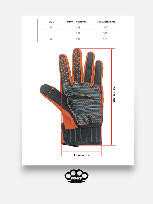 DBR Winter Touch Pro - Guanti Da Moto Invernali in Neoprene - DBR Factory