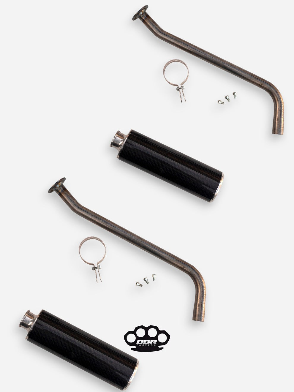 طقم كاتم صوت DBR لـ YAMAHA BANSHEE 350CC ATV