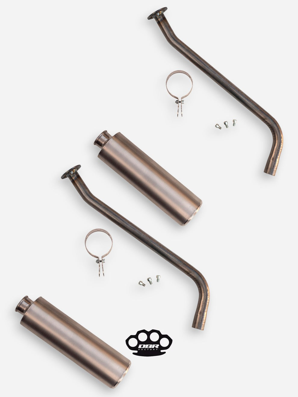 طقم كاتم صوت DBR لـ YAMAHA BANSHEE 350CC ATV