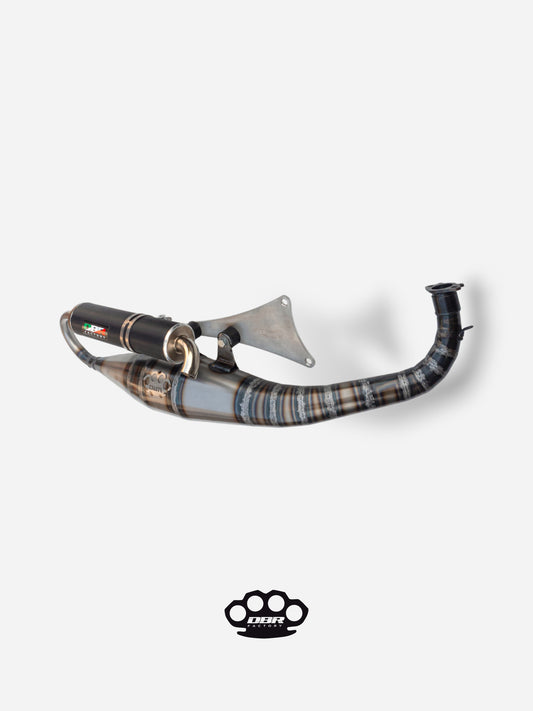 عادم DBR Minarelli أفقي - عادم متوسط 70cc