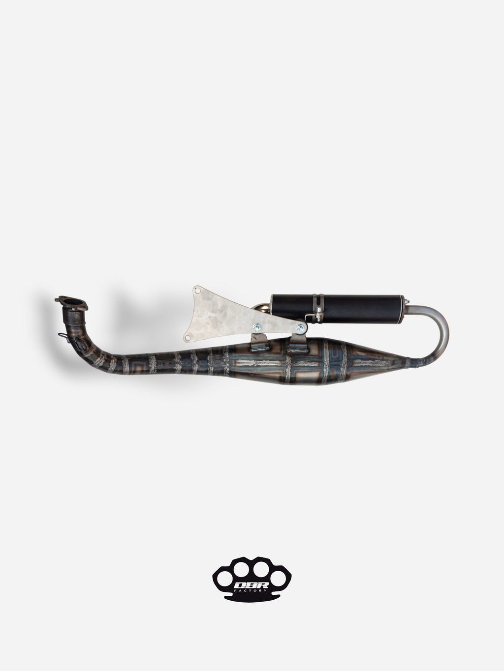 Marmitta DBR Minarelli Orizzontale - Scarico Intermedio 70cc - DBR Factory