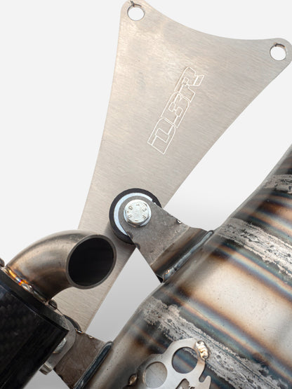 DBR Minarelli Horizontal Exhaust - Over Trofeo 90-100cc Exhaust