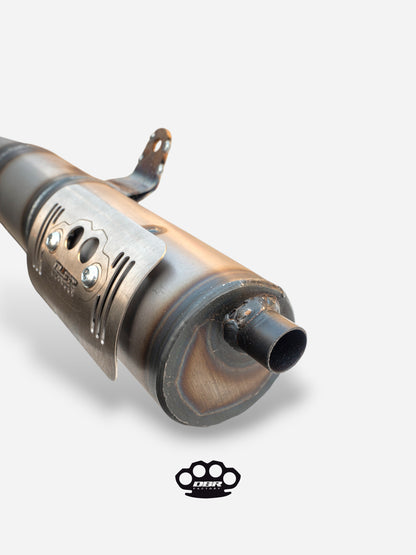 DBR Silente Exhaust - Left Exhaust Piaggio Boxer