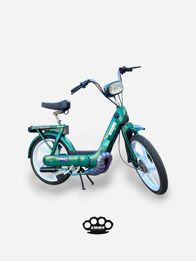 DBR عادم تيتانيوم Wyvern متعدد الألوان - Vespa و Gilera