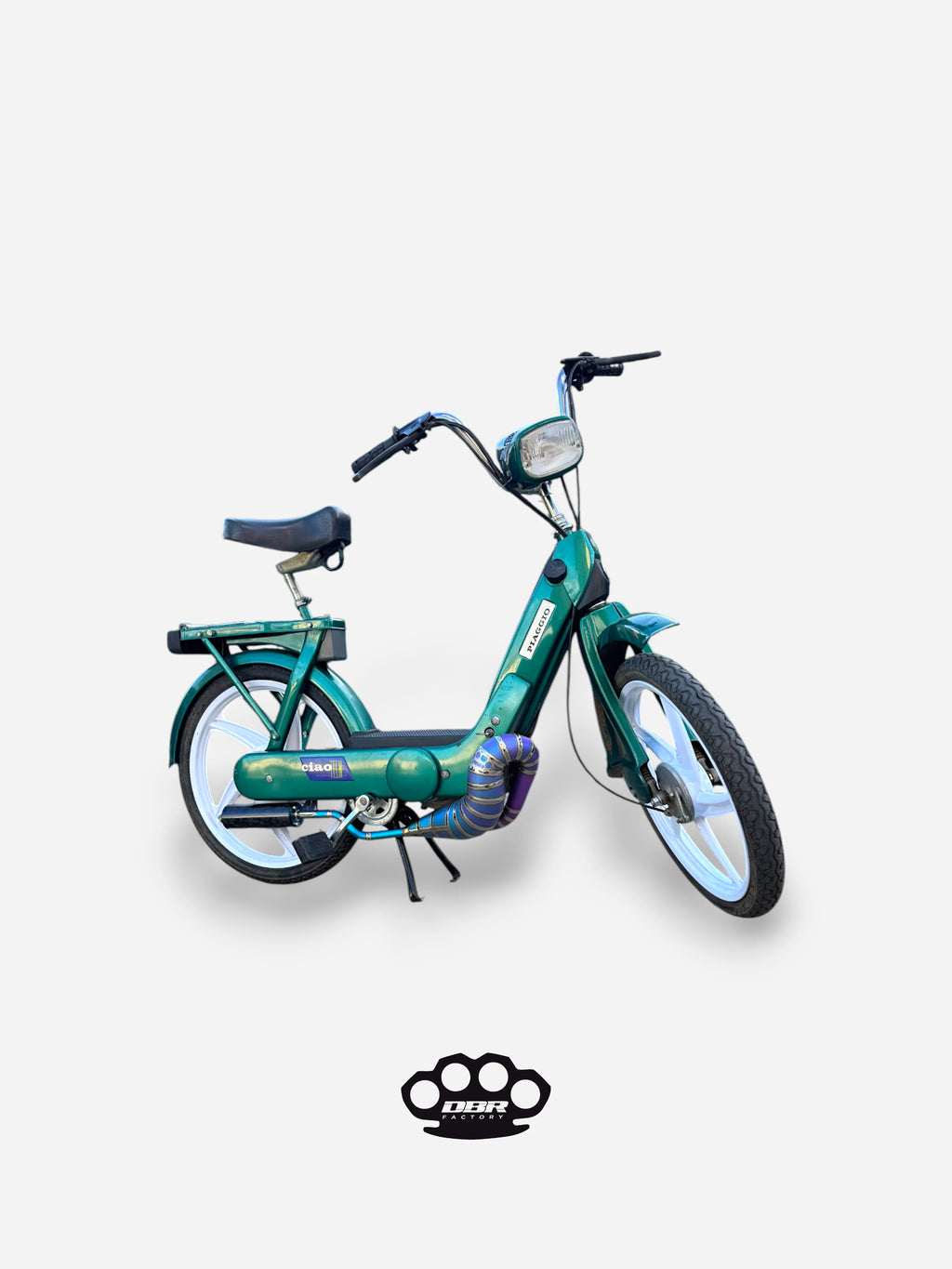 عادم DBR وايفرن تيتانيوم متعدد الألوان