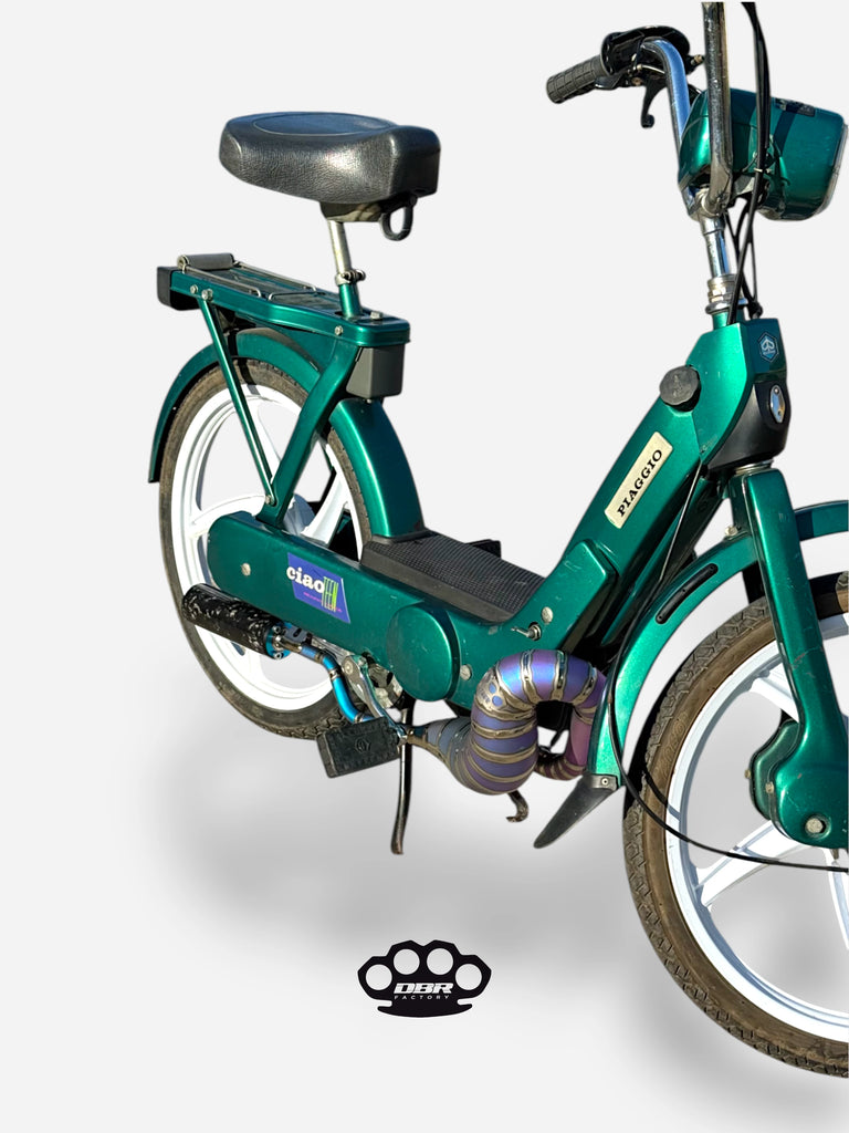 DBR عادم تيتانيوم Wyvern متعدد الألوان - Vespa و Gilera