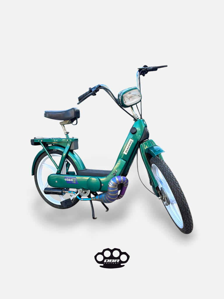 DBR عادم تيتانيوم Wyvern متعدد الألوان - Vespa و Gilera