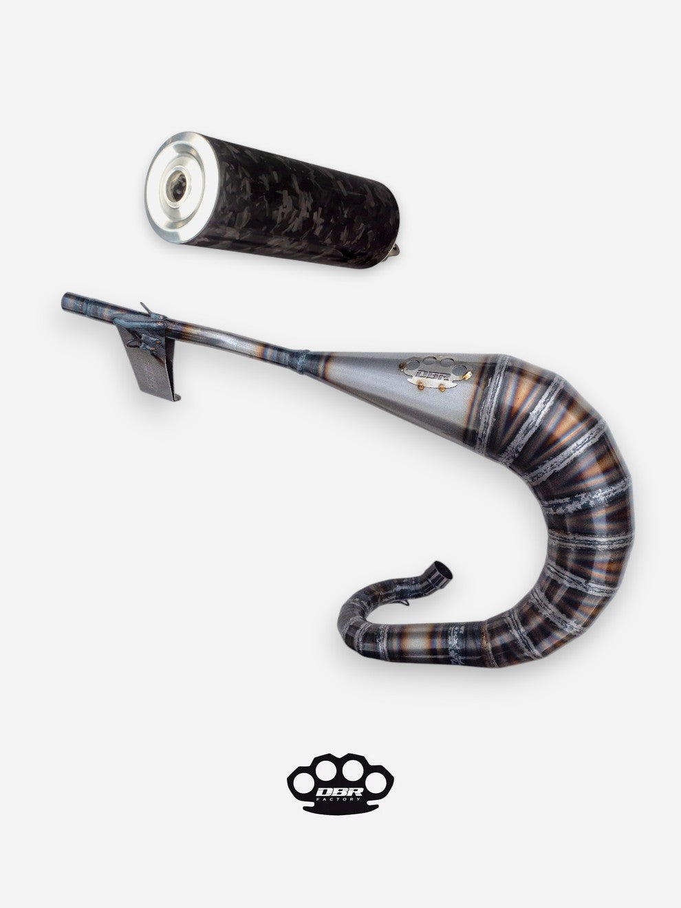 Marmitta DBR MX - Scarico Moped - DBR Factory