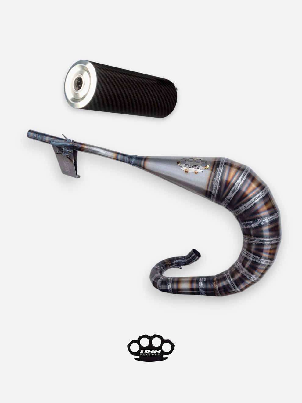 Marmitta DBR MX - Scarico Moped - DBR Factory