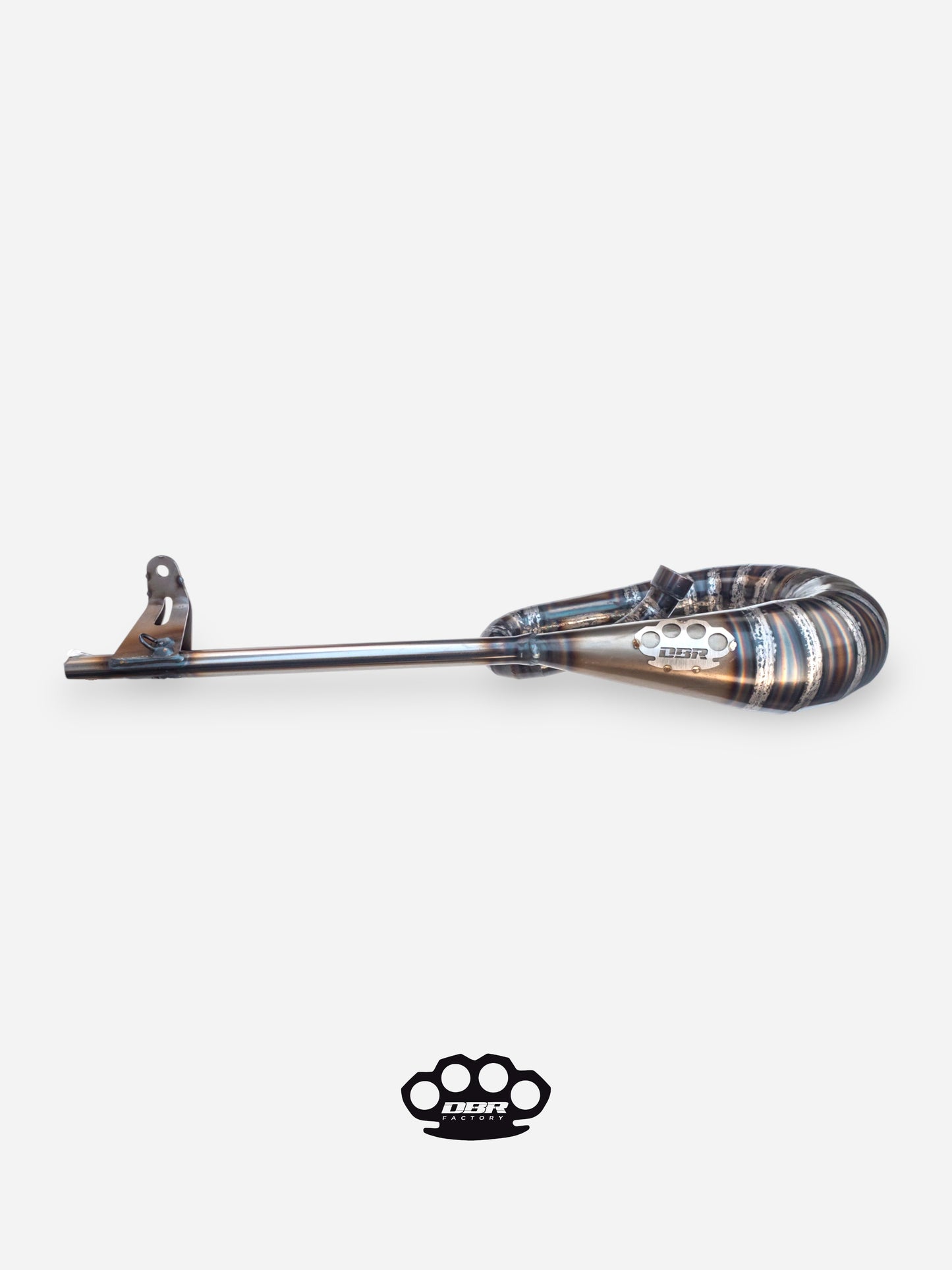 DBR Classic Moped Exhaust – Integrated Silencer