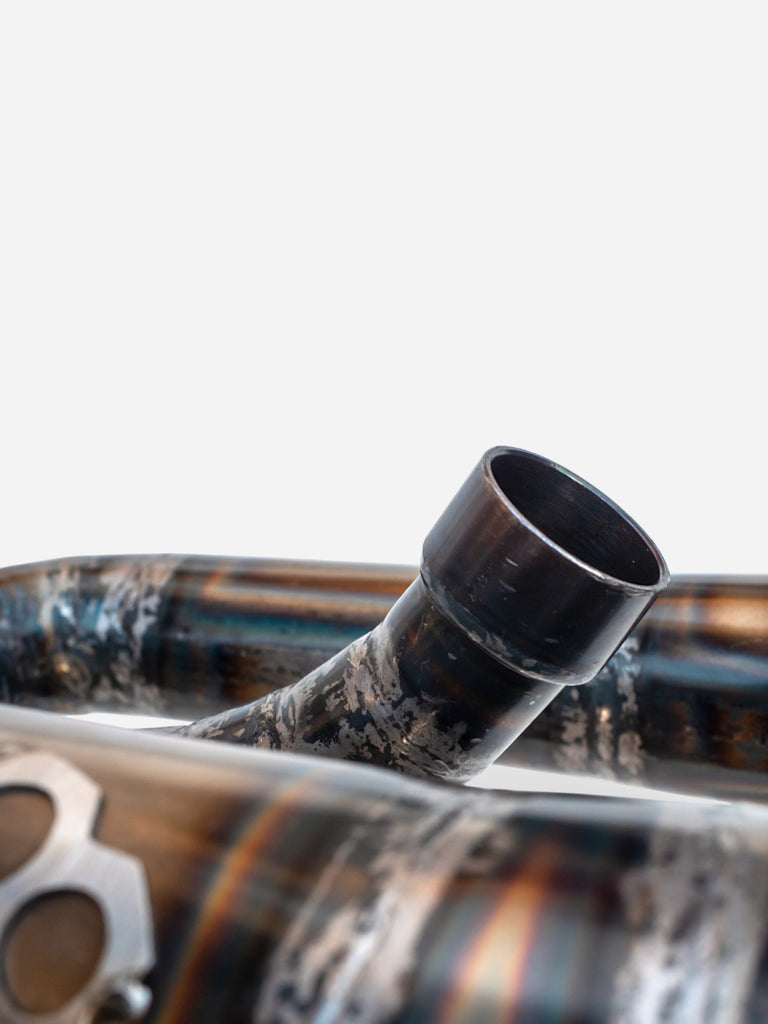 DBR Classic Moped Exhaust - Integrated Silencer Vespa and Gilera