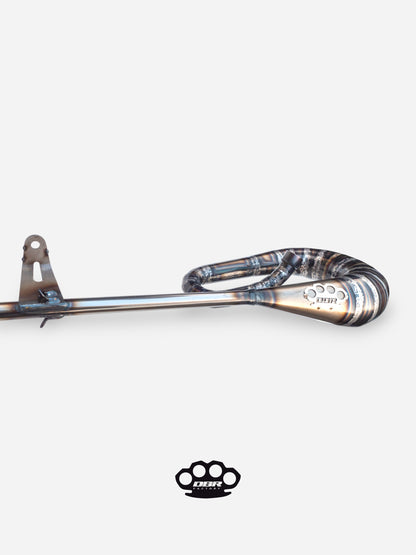 DBR Classic Moped Exhaust – Integrated Silencer