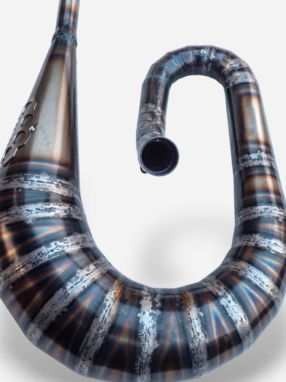 DBR Classic Moped Exhaust – Integrated Silencer