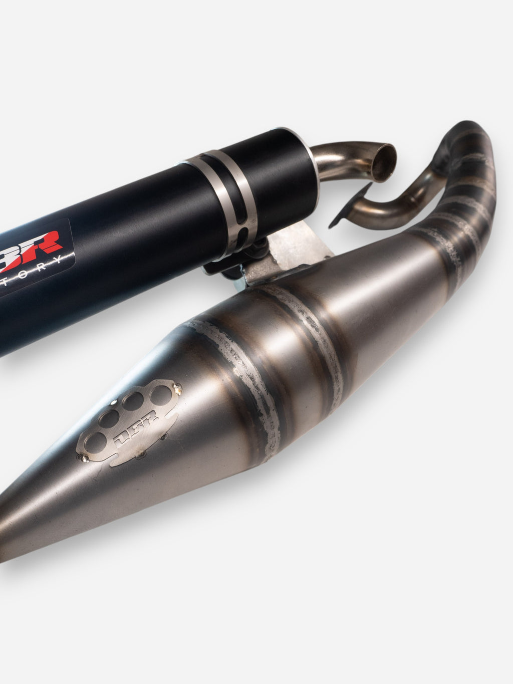 Marmitta DBR Minarelli Orizzontale - Scarico Base 50-70cc - DBR Factory