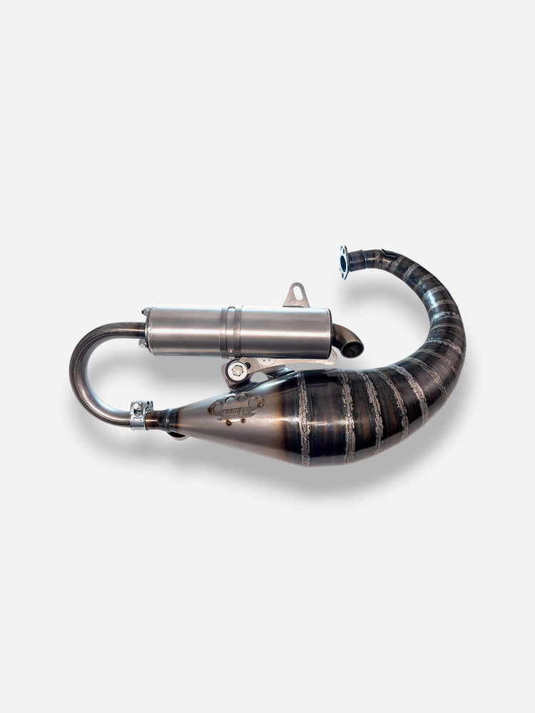 Marmitta DBR Minarelli Verticale Trofeo - MBK Booster Spirit, Next Generation e Stunt - Yamaha Zuma e Slider - DBR Factory